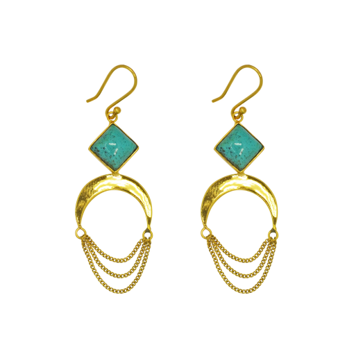 Osiris Turquoise Earrings