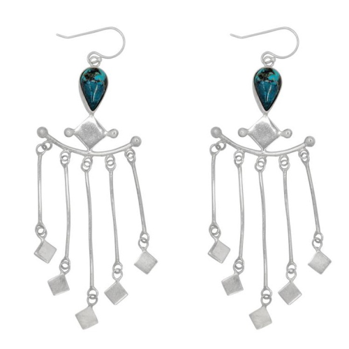 Chandelier  Turquoise Earrings