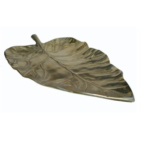 Large Leaf Brass Dish Assorted Style