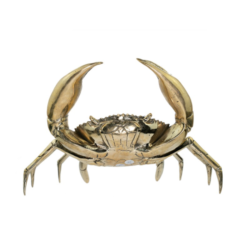 Crab Brass Sculpture