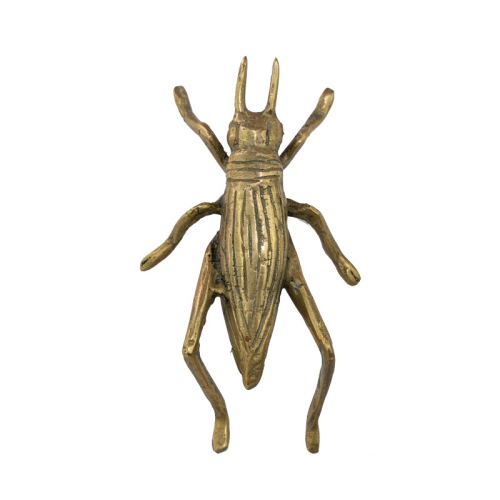 Grasshopper Brass Sculpture